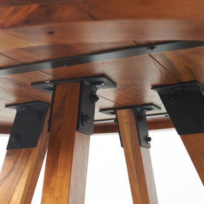 Flair Solid Acacia Wood Dining Table