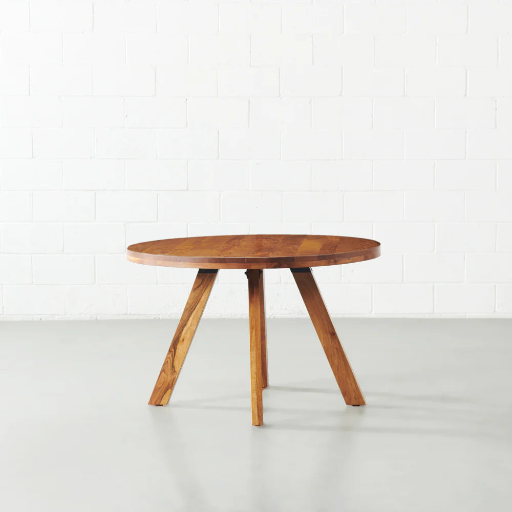 Flair Solid Acacia Wood Dining Table