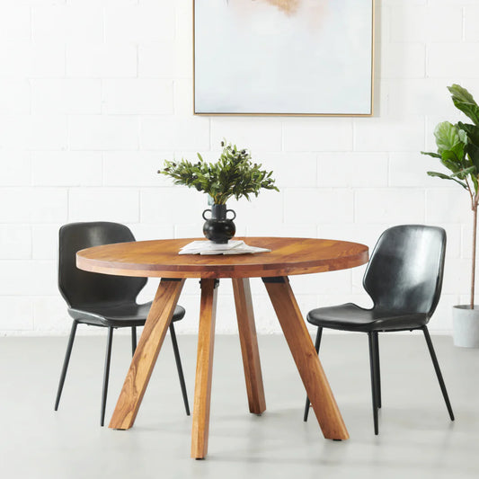 Flair Solid Acacia Wood Dining Table