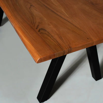 Danton Solid Acacia Live Edge Dining Table