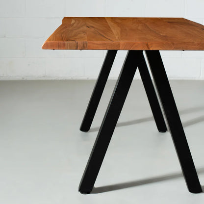 Danton Solid Acacia Live Edge Dining Table