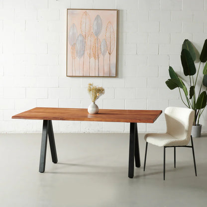 Danton Solid Acacia Live Edge Dining Table