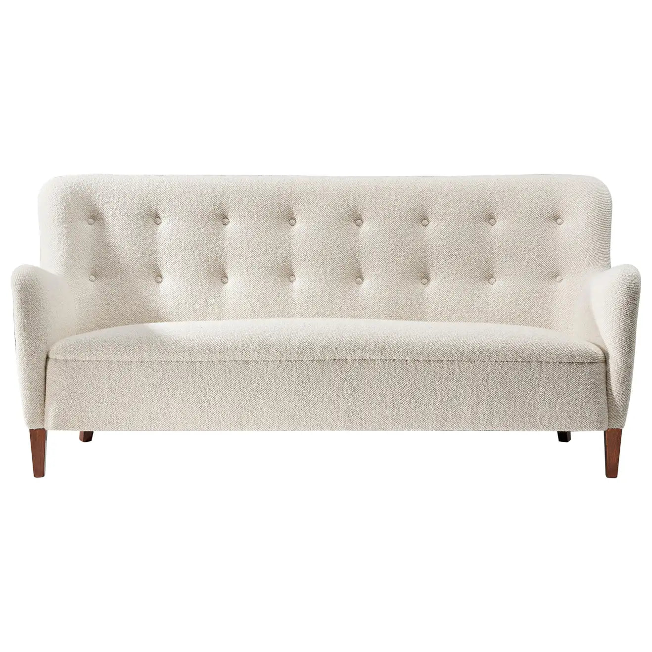 boston sofa in white fabric