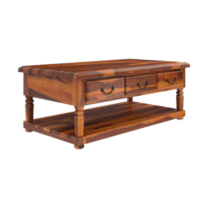 bolt solid wood coffee table