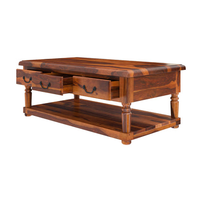 bolt solid wood coffee table