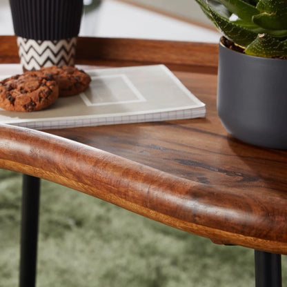 chiron wood and metal nest of tables