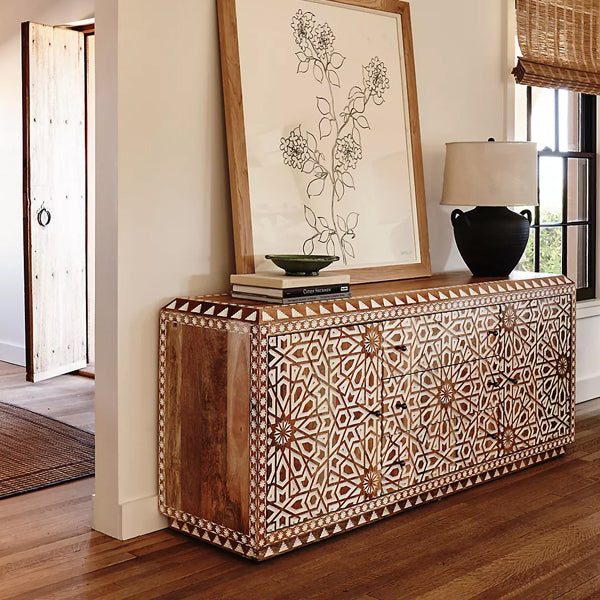 admire solid wood carved cabinet
