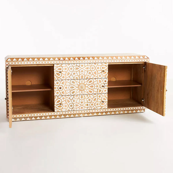 admire solid wood carved cabinet
