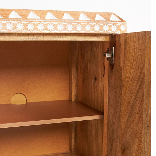 admire solid wood carved cabinet
