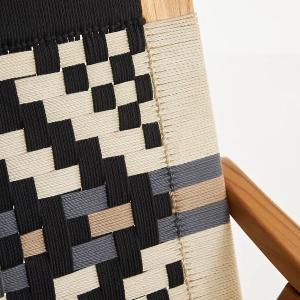 Peter Woven Solid Wood Arm Chair