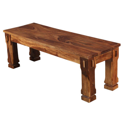 jade solid wood bench