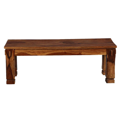 jade solid wood bench