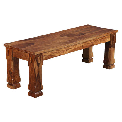 jade solid wood bench