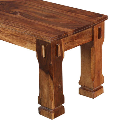 jade solid wood bench
