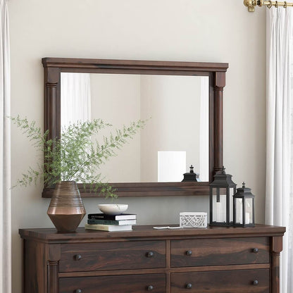 Bangalore solid wood frame mirror