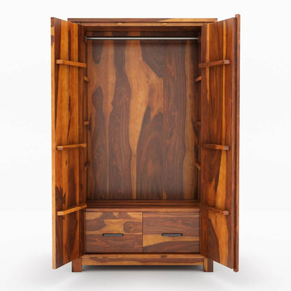 damakas solid wood wardrobe