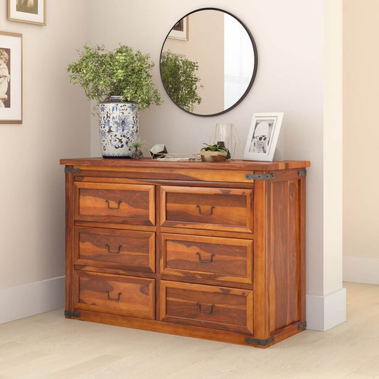 floral solid wood cabinet and chest
