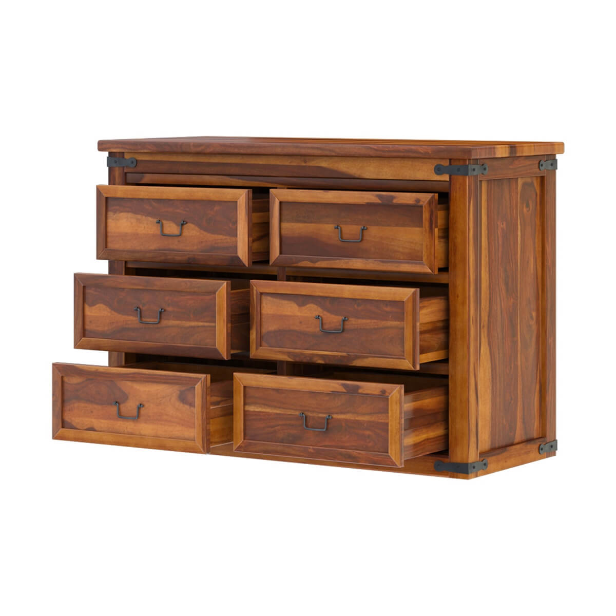 floral solid wood cabinet and chest