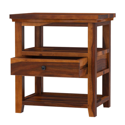 tectona solid wood bedside table