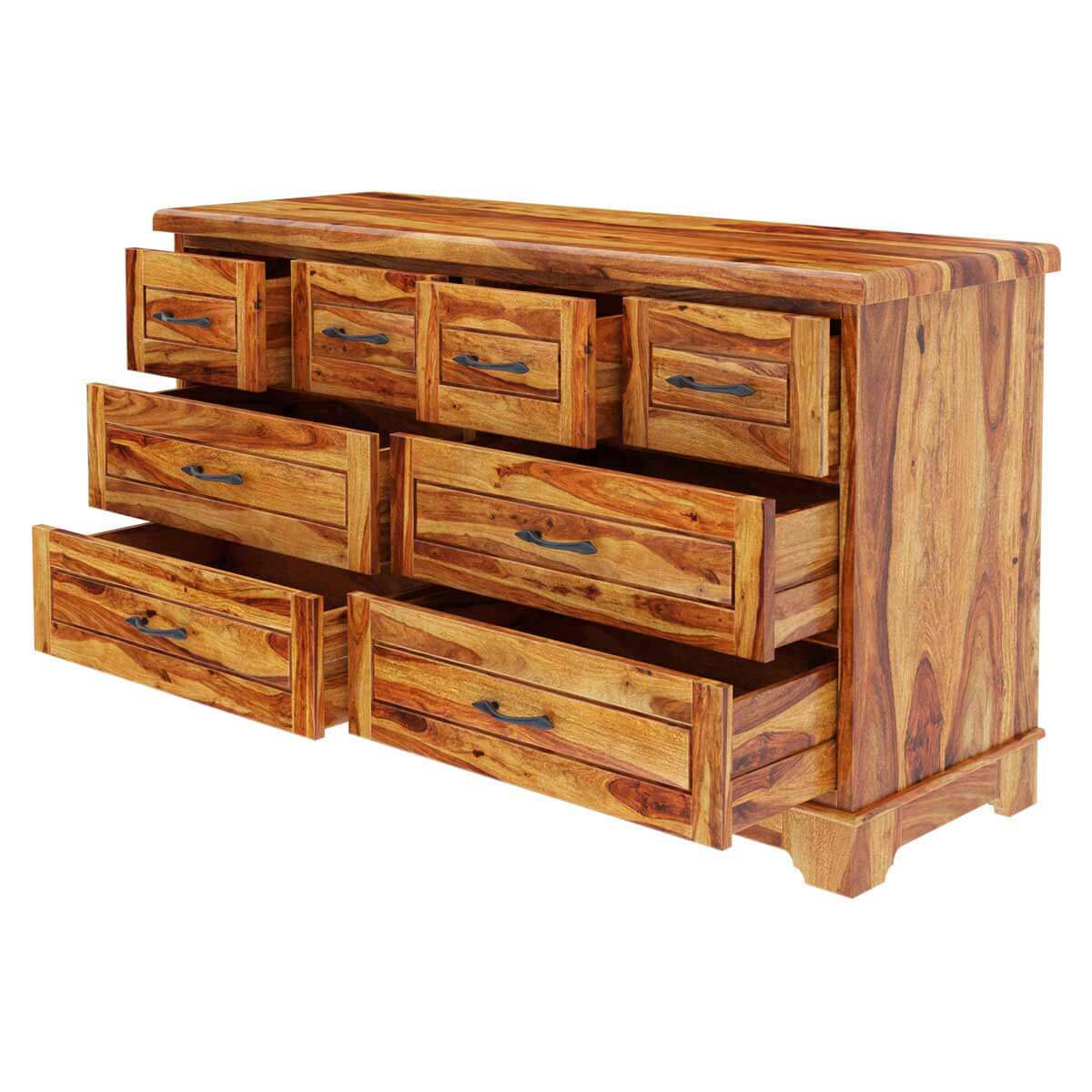 olton solid wood dressing table in natural finish