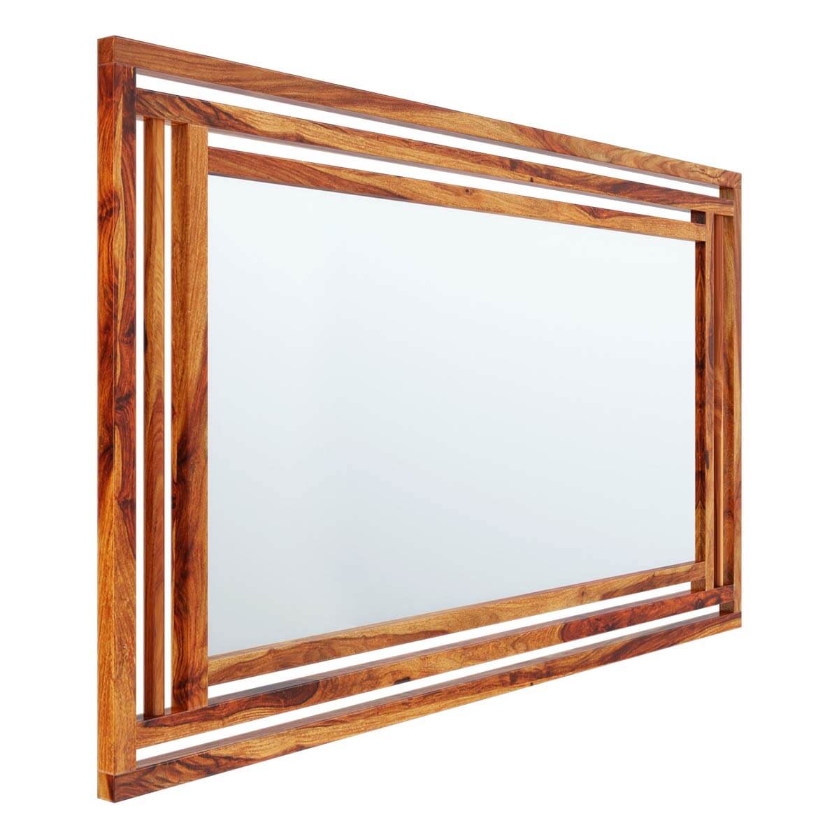 galaxy mirror in solid wood
