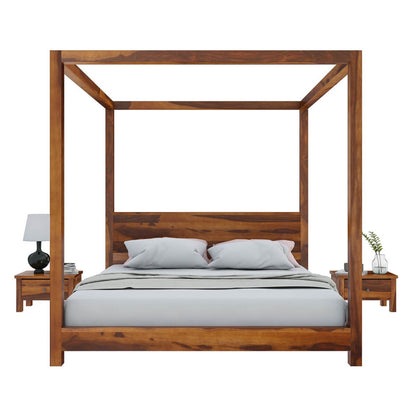 classic solid wood poster bed