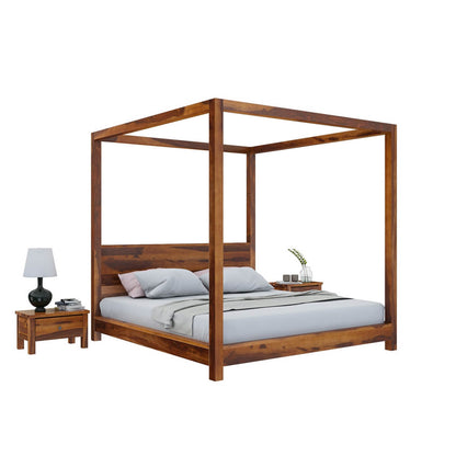 classic solid wood poster bed
