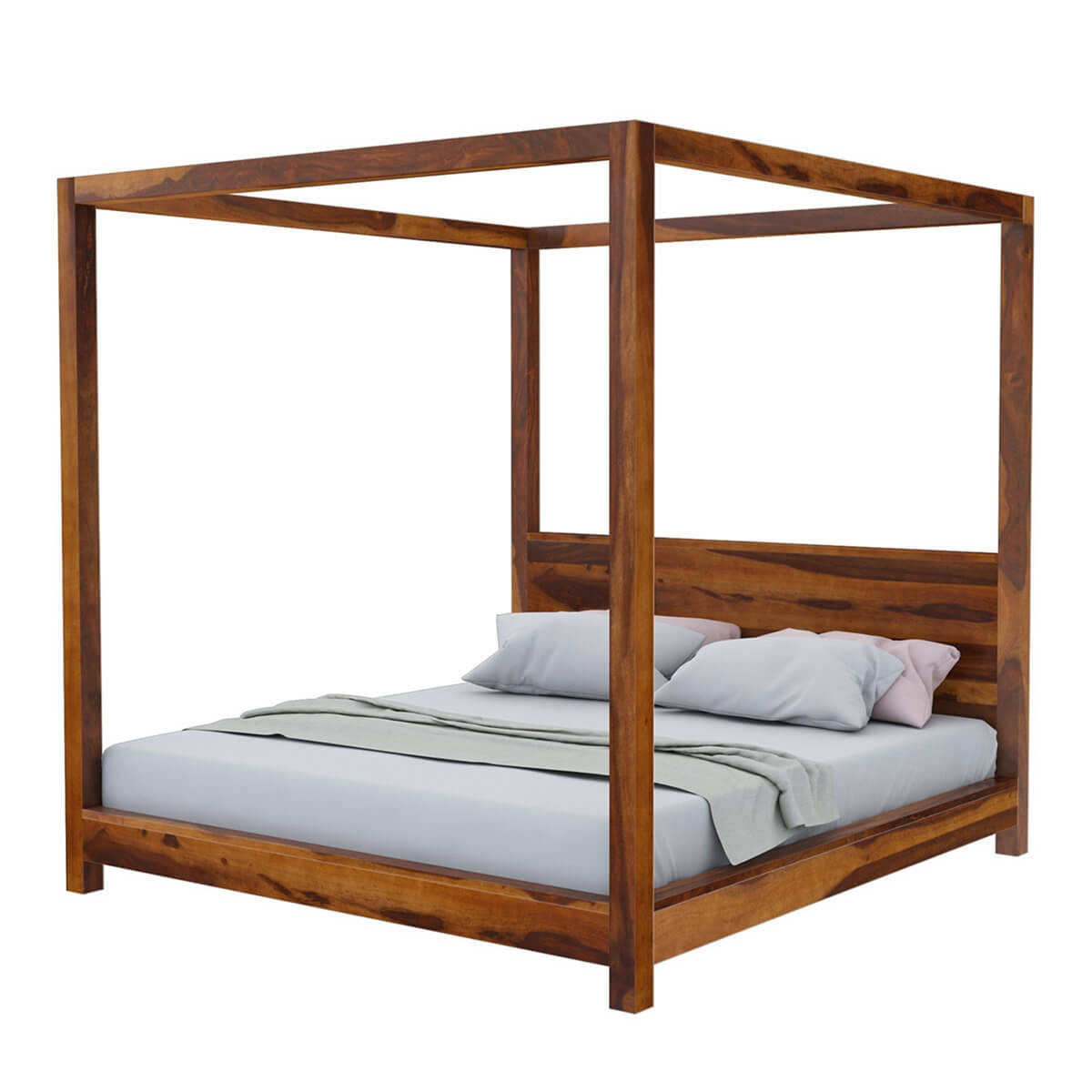 classic solid wood poster bed