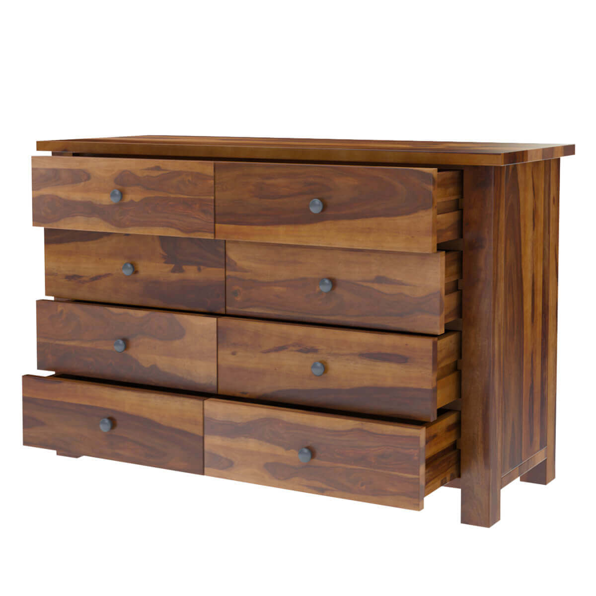 solid wood dresser in natural finish