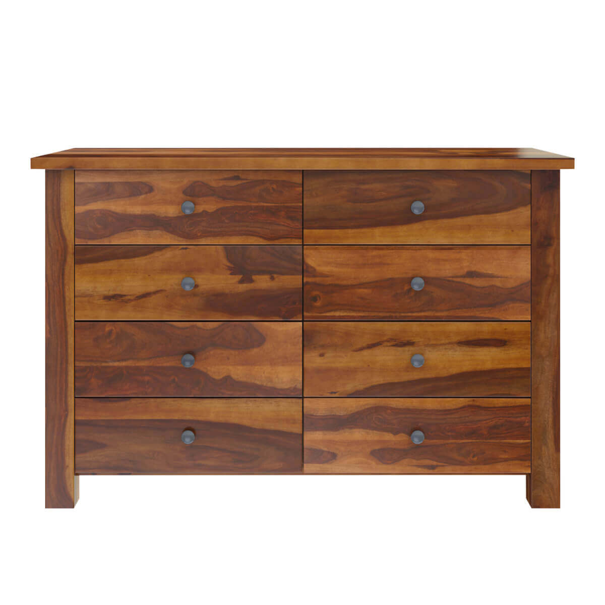 solid wood dresser in natural finish
