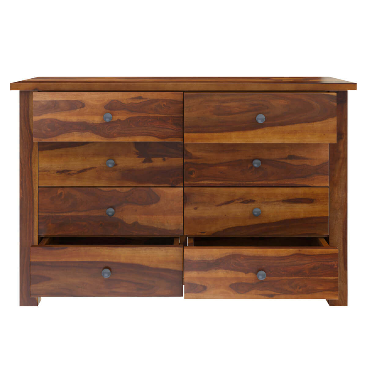 solid wood dresser in natural finish