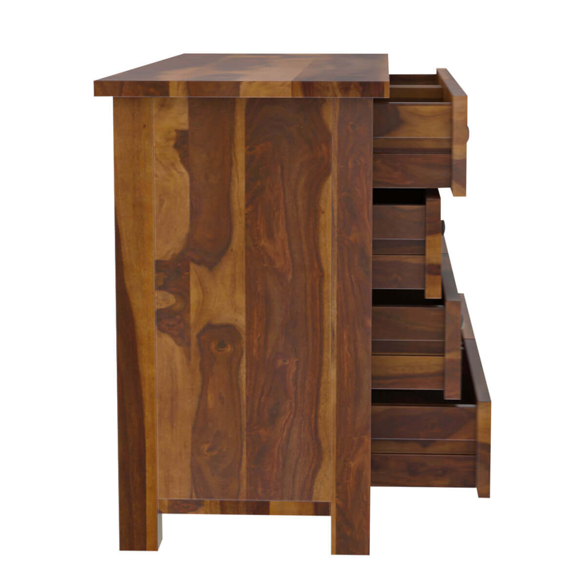 solid wood dresser in natural finish