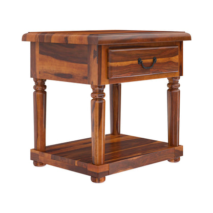 Bolt solid wood End table