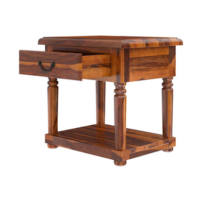 Bolt solid wood End table