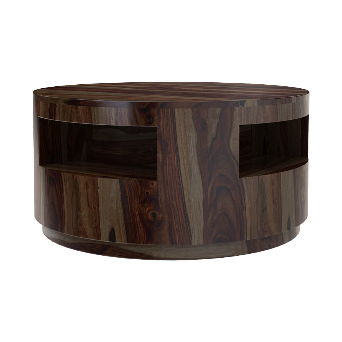 kono solid wood coffee table in espresso finish