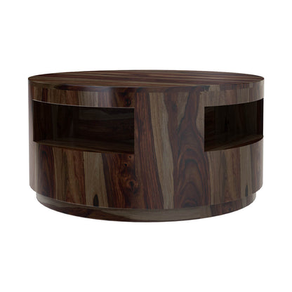 kono solid wood coffee table in espresso finish