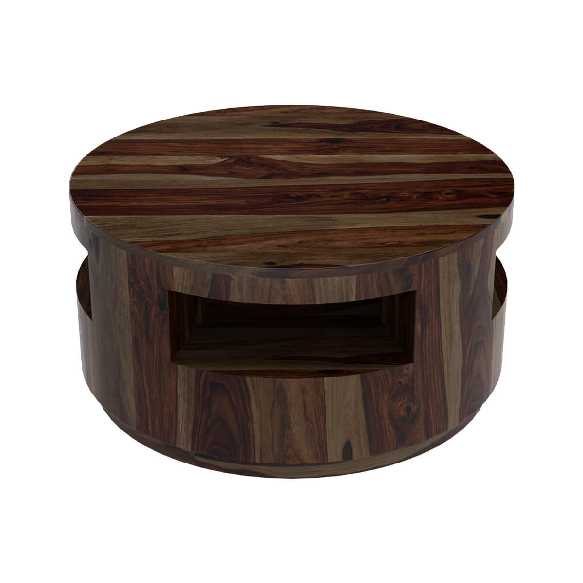 kono solid wood coffee table in espresso finish