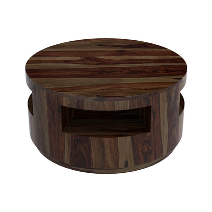 kono solid wood coffee table in espresso finish