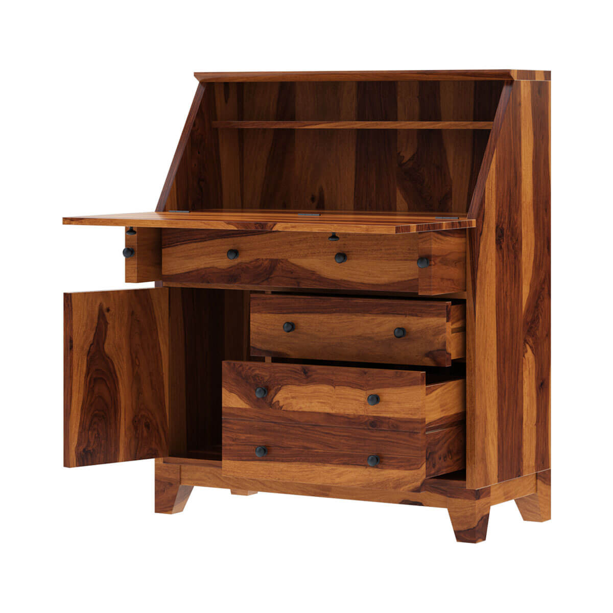 secretary solid wood office table