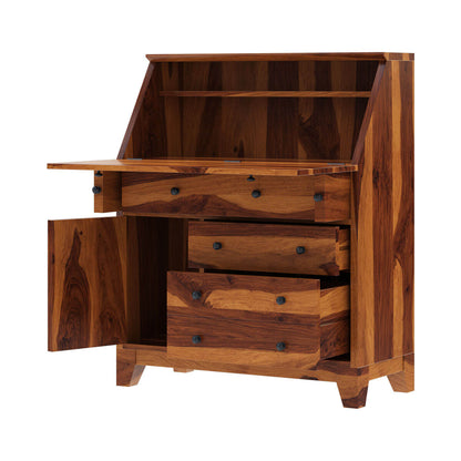 secretary solid wood office table