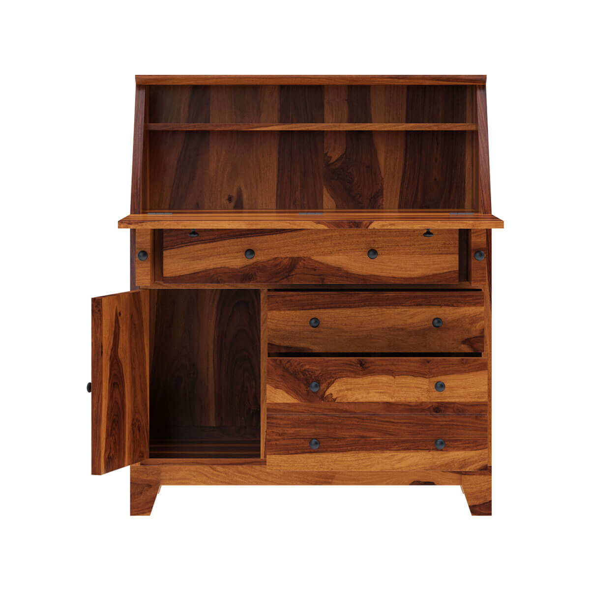 secretary solid wood office table