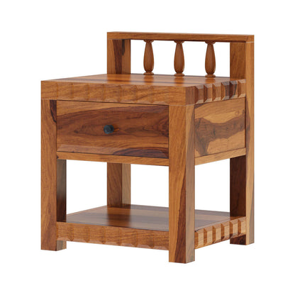 kharad solid wood bedside/nightstand table