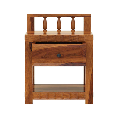 kharad solid wood bedside/nightstand table
