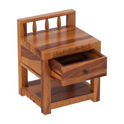 kharad solid wood bedside/nightstand table