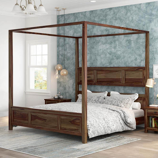 irvin solid wood poster bed