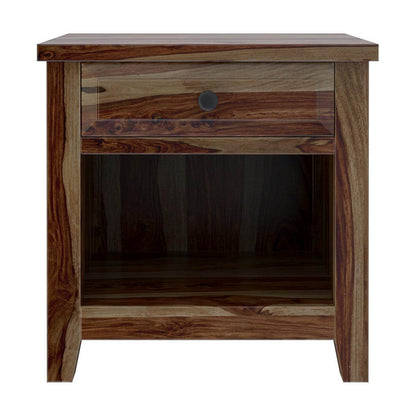 irvin solid wood bedside table in espresso finish