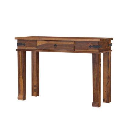 alan solid wood console table