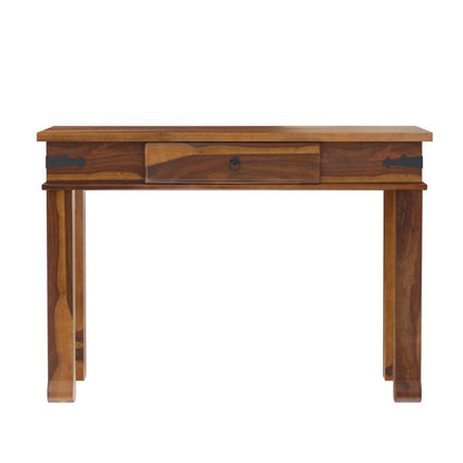 alan solid wood console table