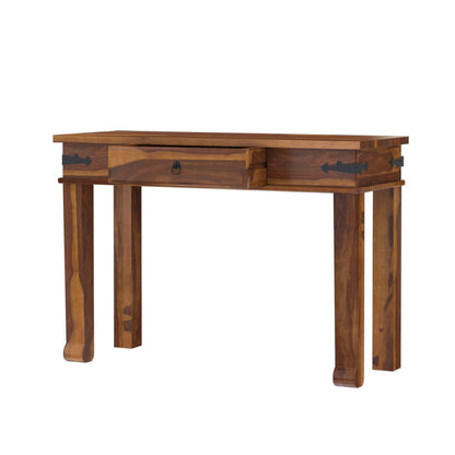 alan solid wood console table