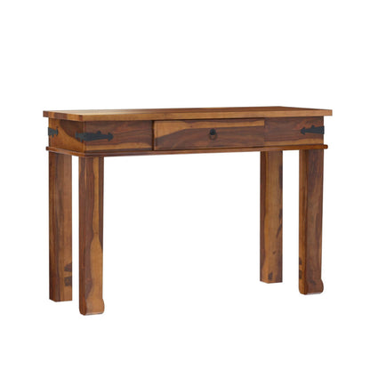 alan solid wood console table